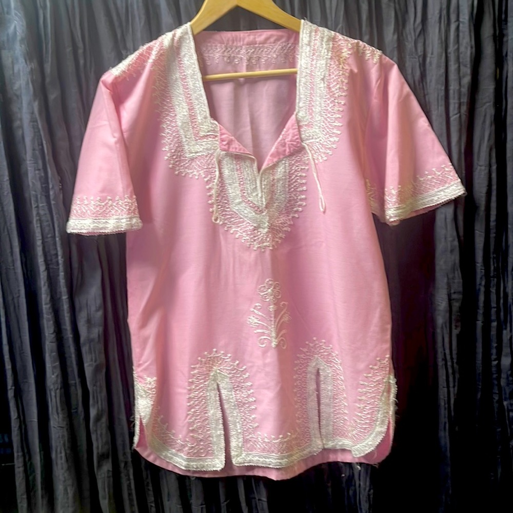 African afghan soft pink